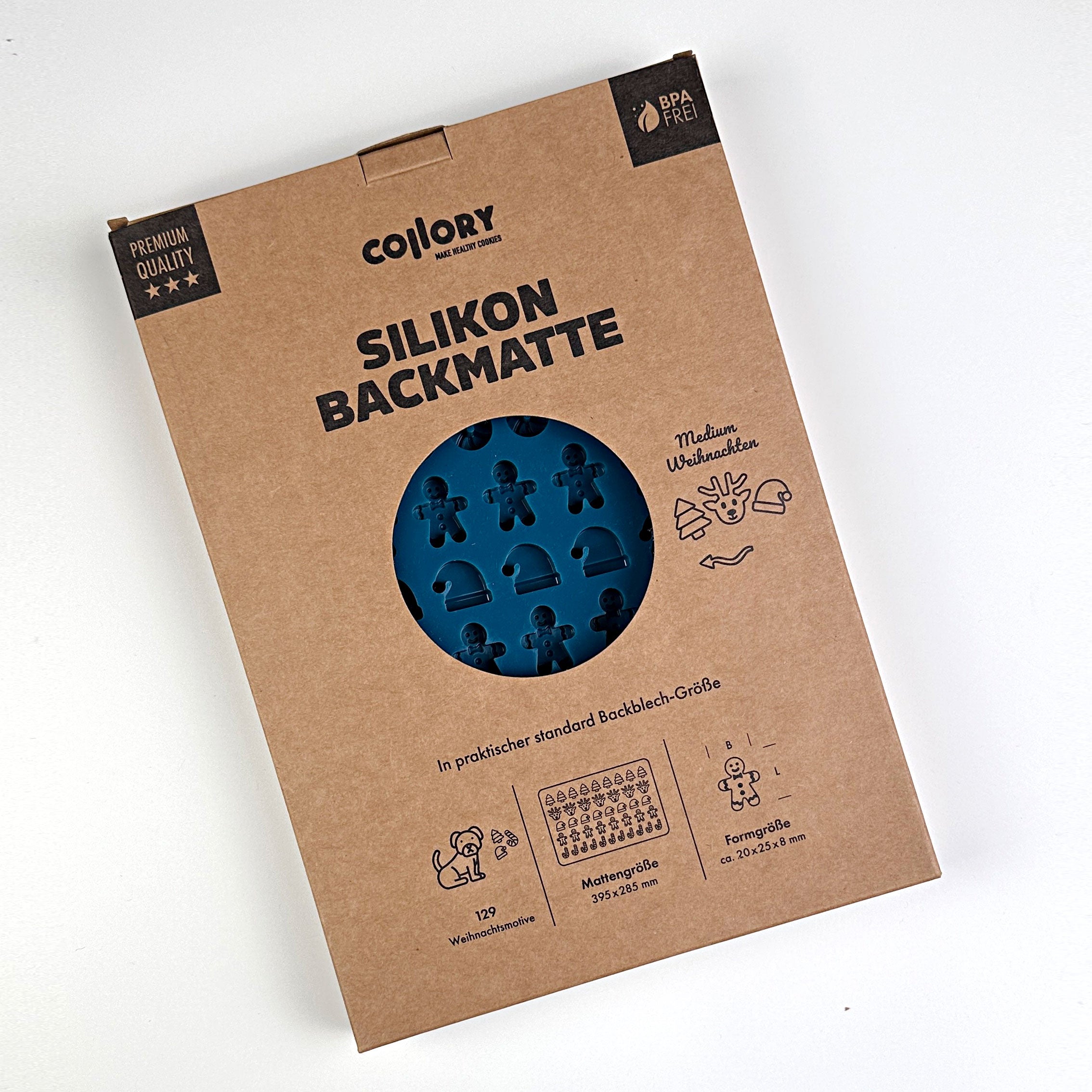 Collory Backmatte für Hundeleckerlis in Weihnachtsmotive