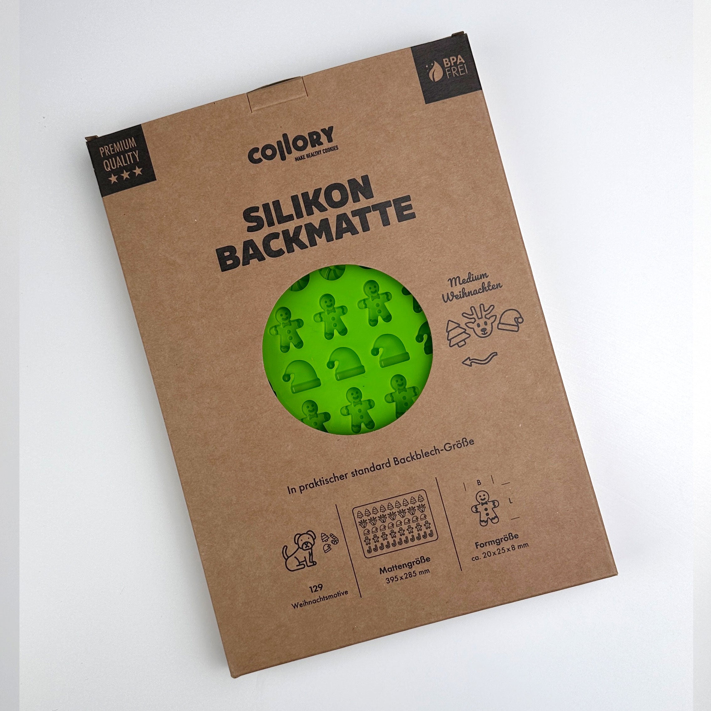 Collory Backmatte für Hundeleckerlis in Weihnachtsmotive