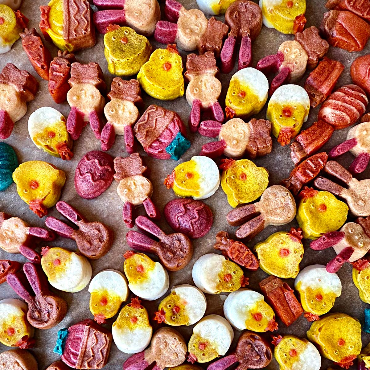 Collory Backmatte für Hundeleckerlis in Ostermotive