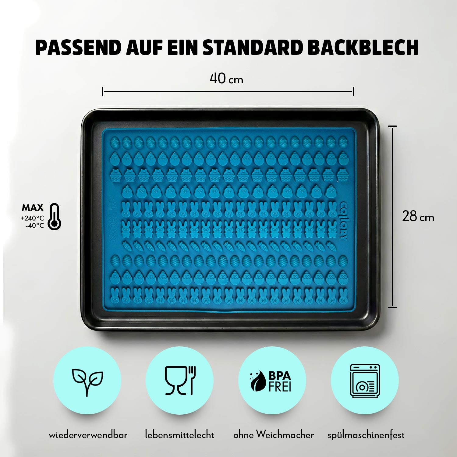 Collory Backmatten Hundekekse Oster Bundle (mittelgroße/ große Hunde)
