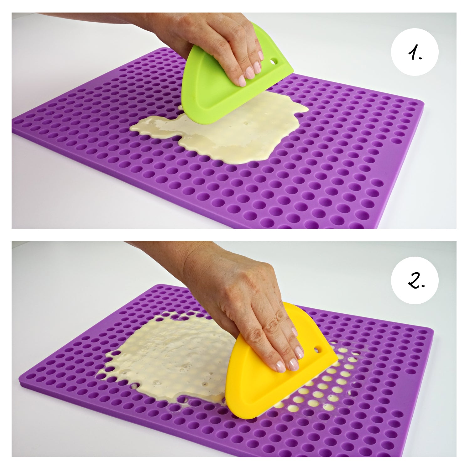 Silicone scraper