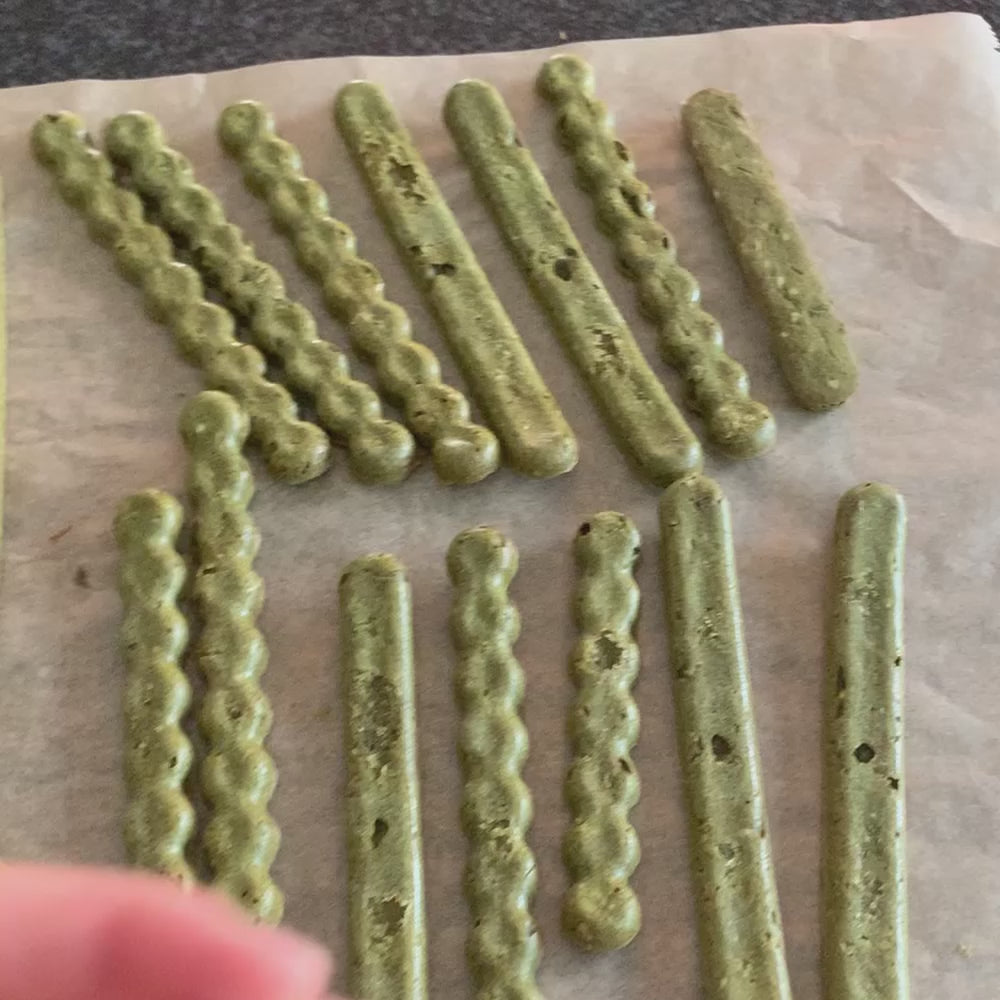 Hund verkostet Stick