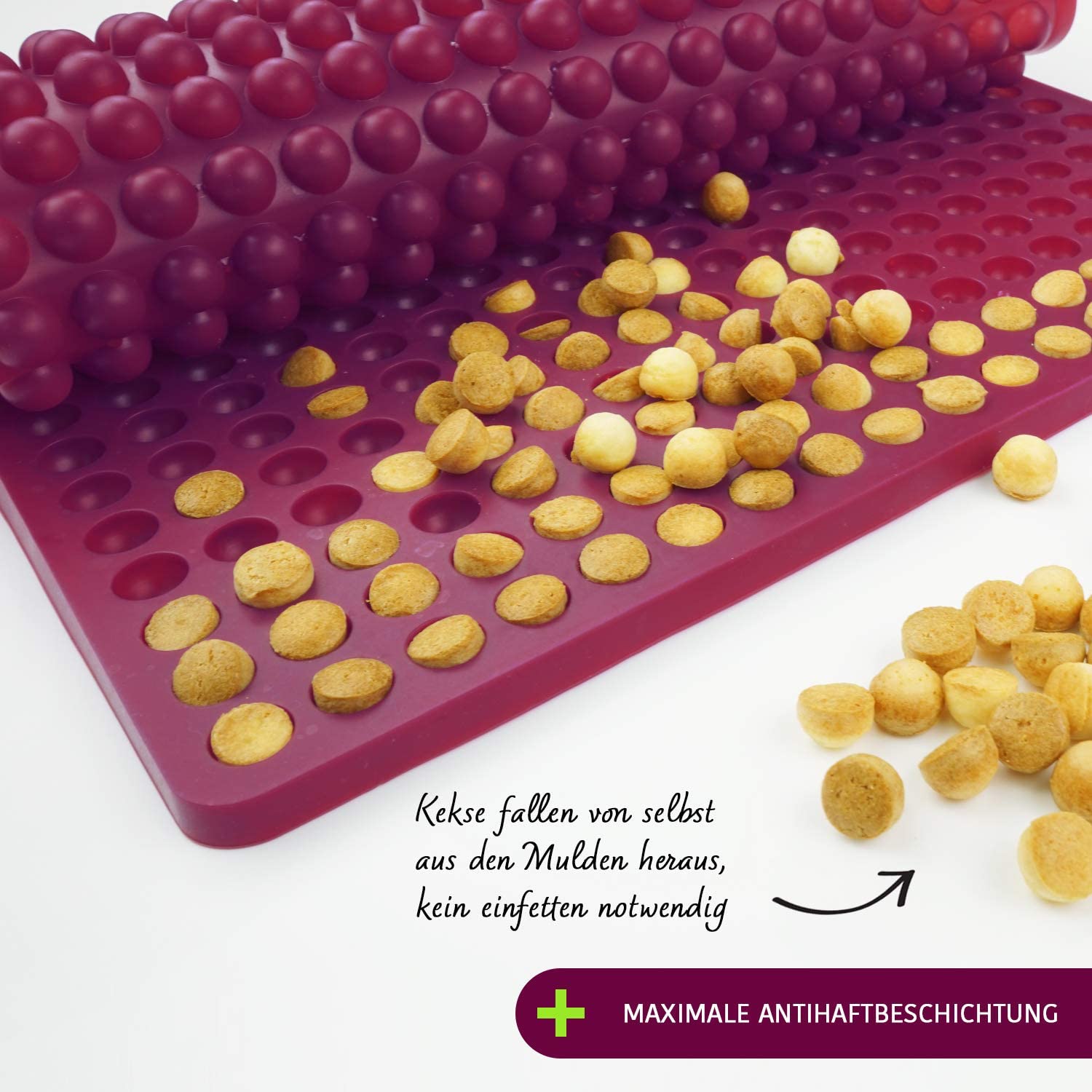 1cm hemisphere baking pan + scraper