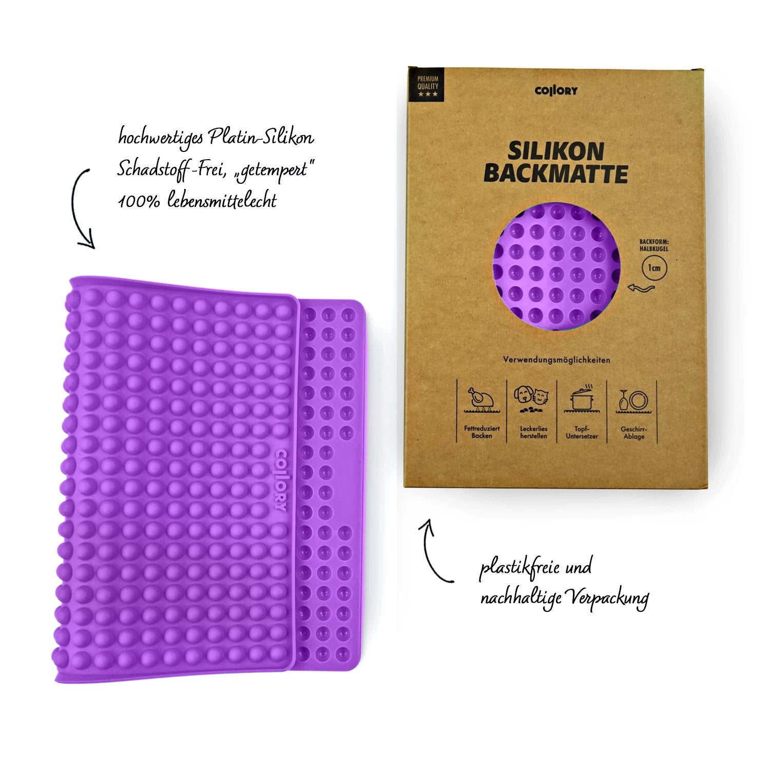 Hemispherical baking molds