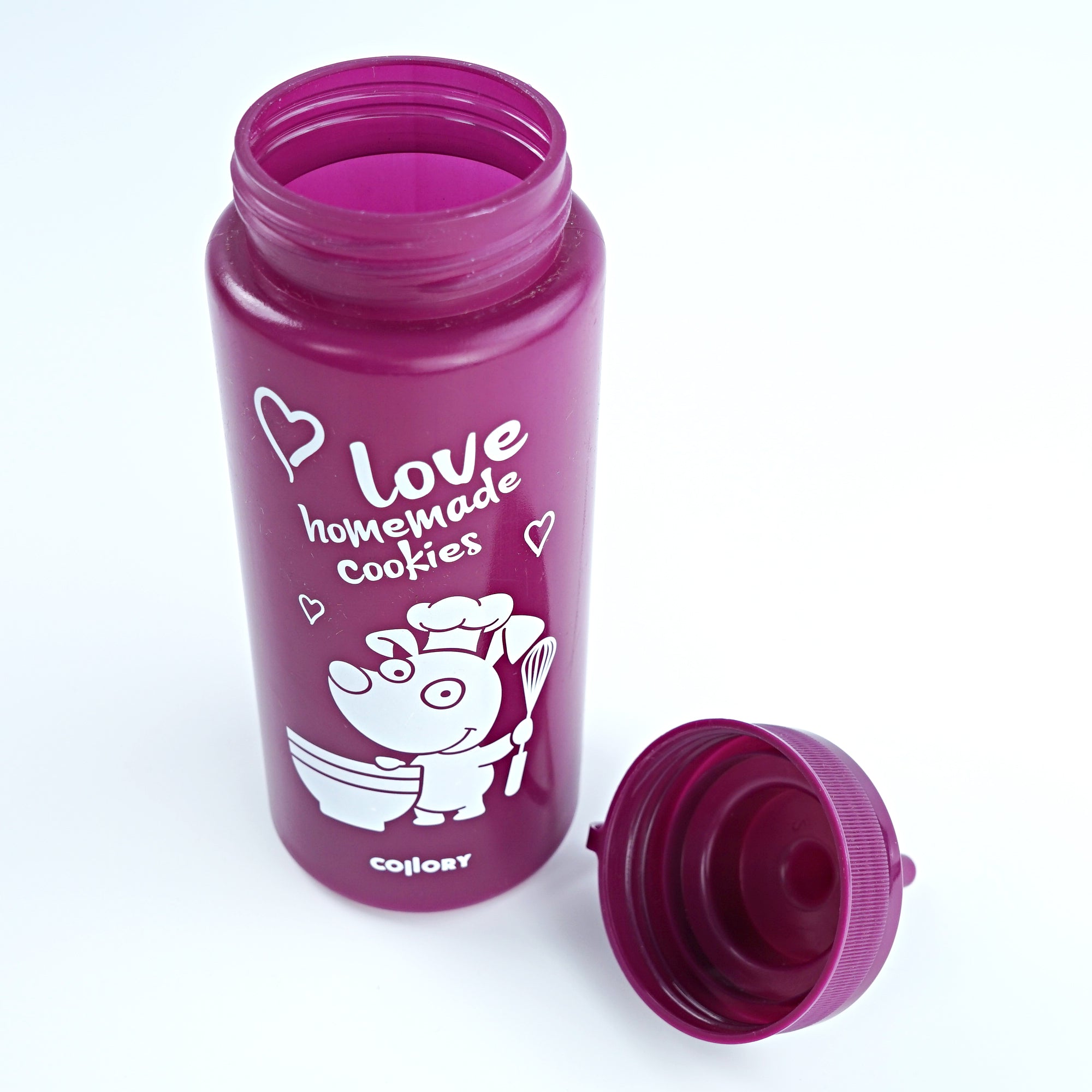 Colorful dosing bottles