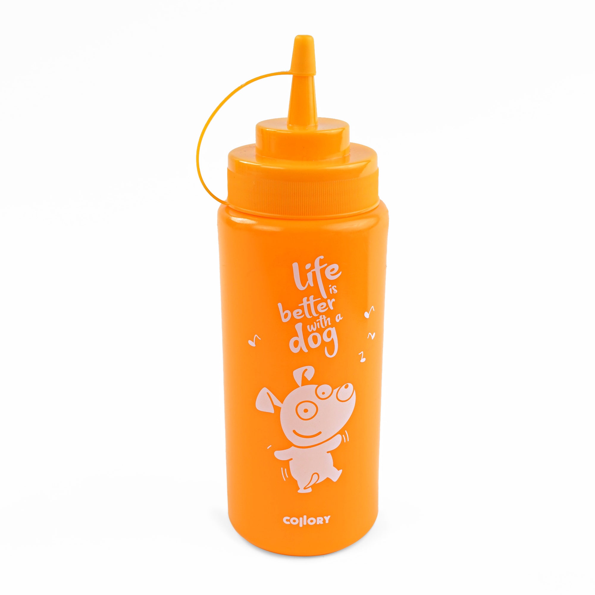 Colorful dosing bottles