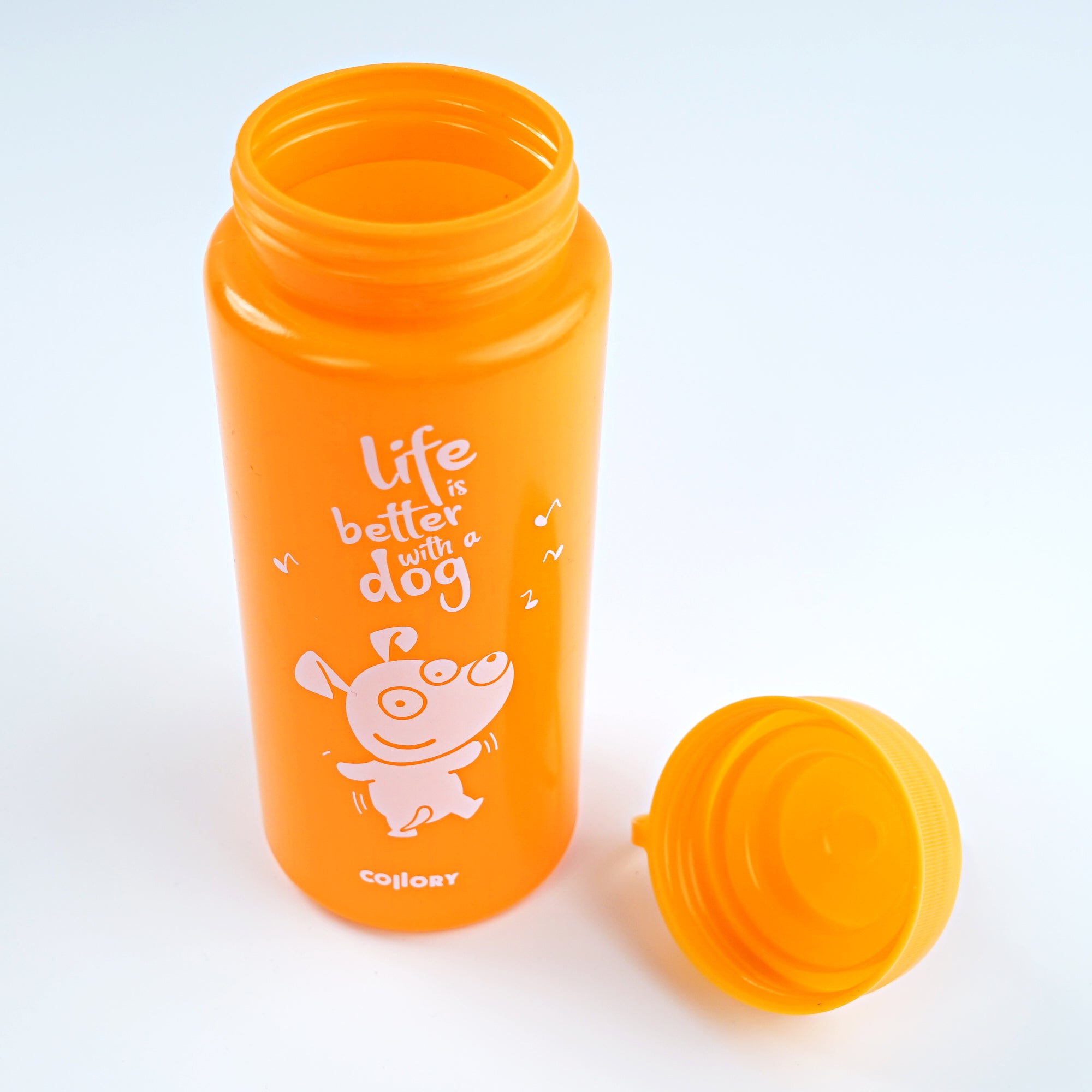 Colorful dosing bottles