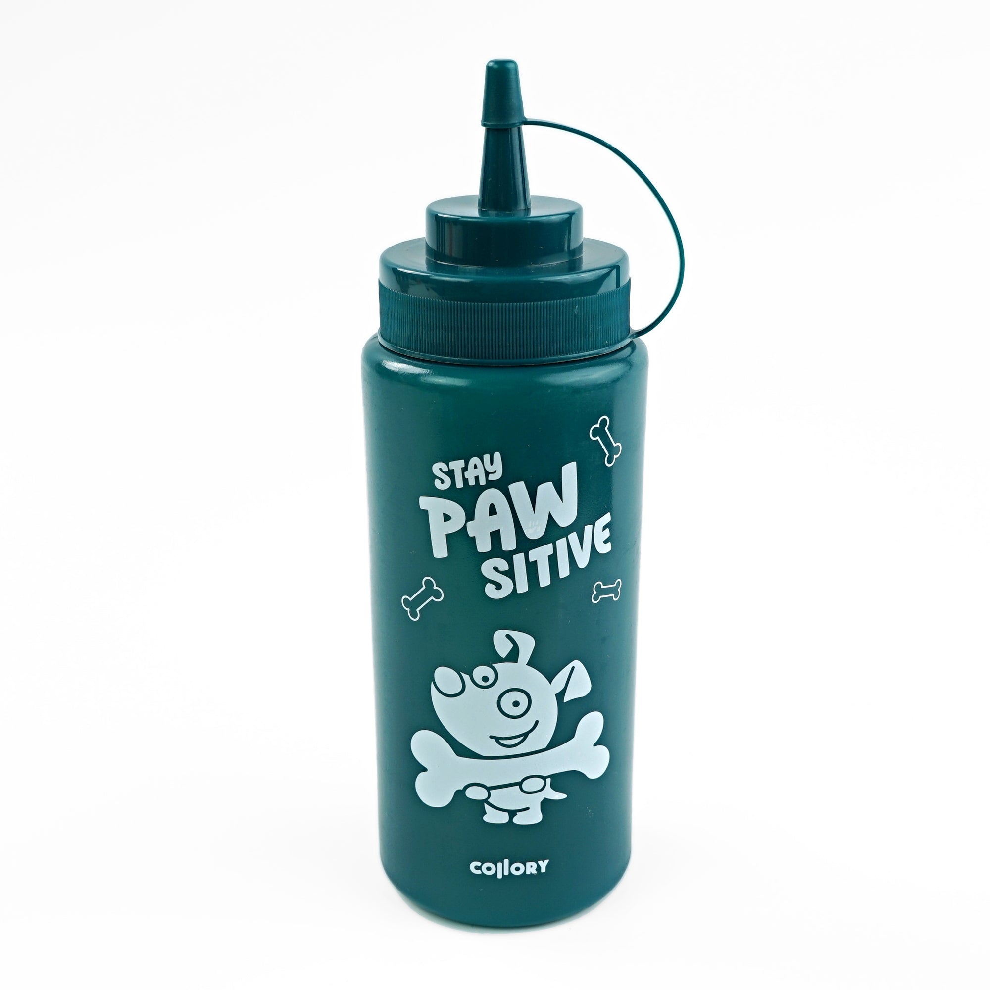 Colorful dosing bottles