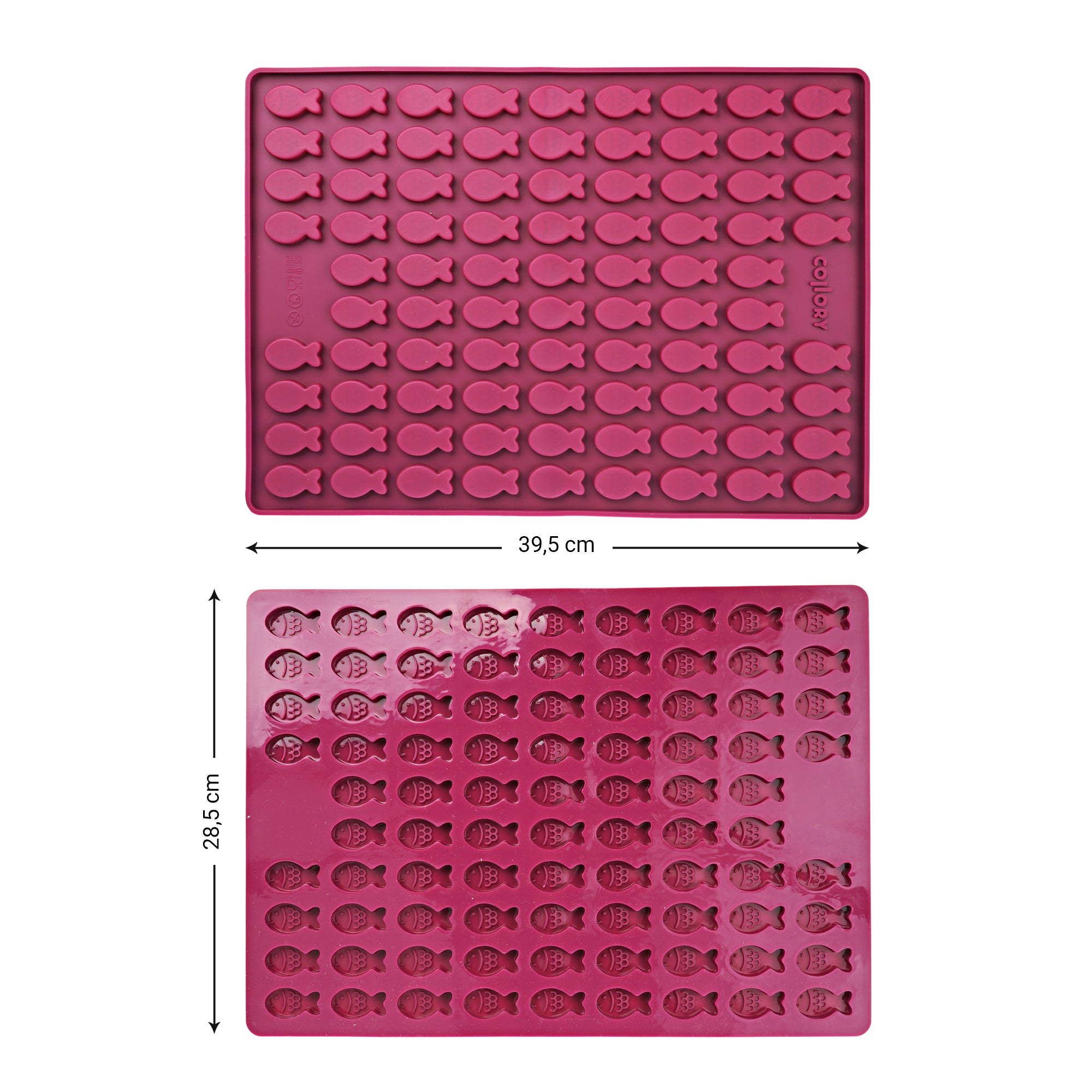 Collory Backmatten für Hundeleckerlis in Fischform