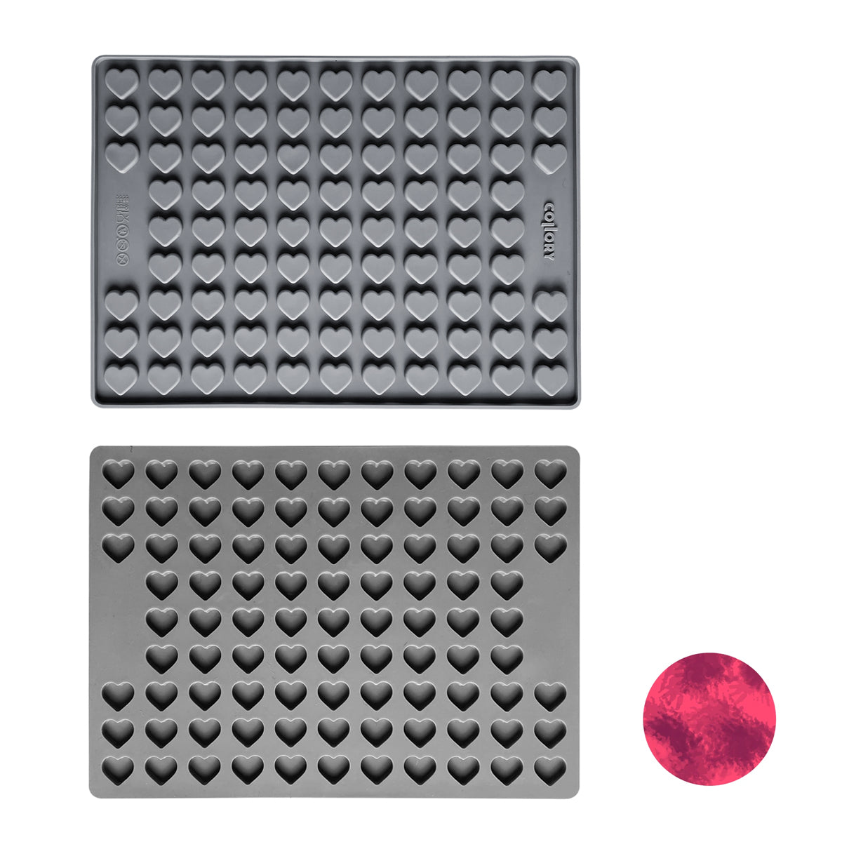 Collory Backmatten für Hundeleckerlis in Herzform