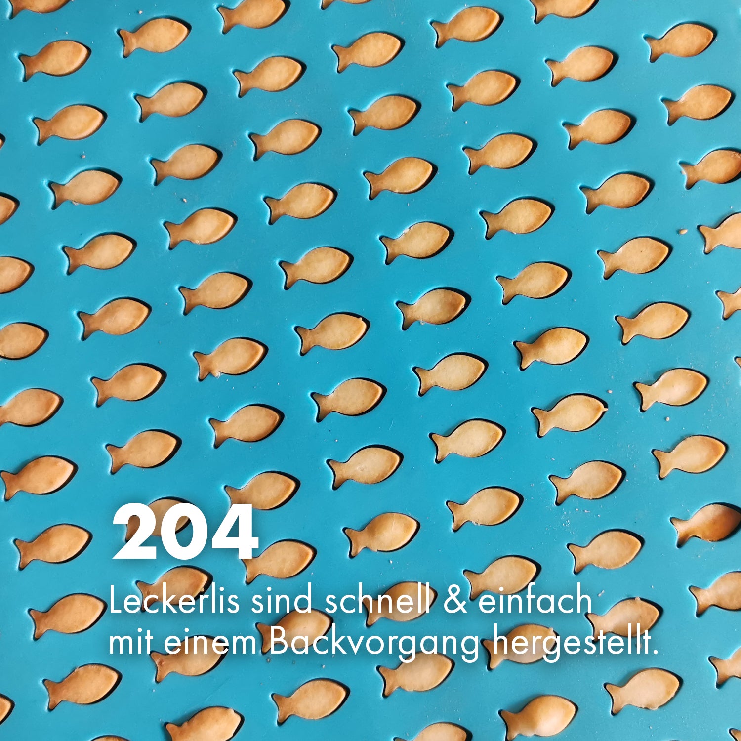 Collory Backmatten für Hundeleckerlis in Fischform