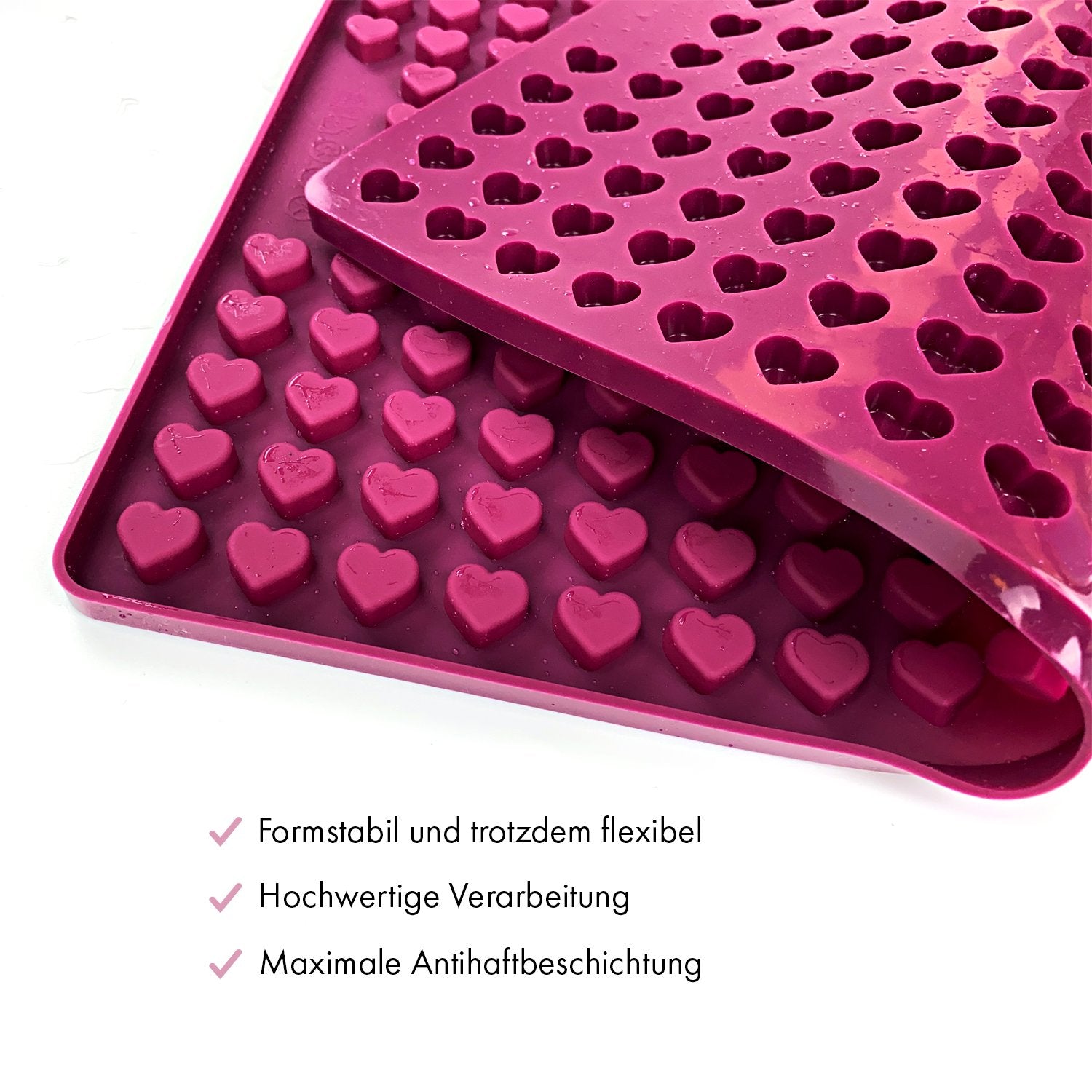 Collory Backmatten für Hundeleckerlis in Herzform