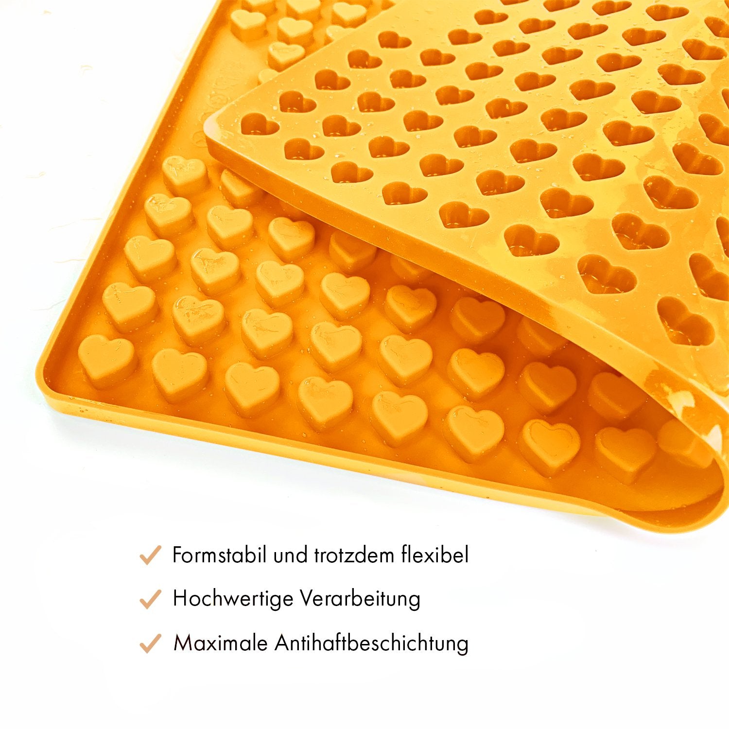 Collory Backmatten für Hundeleckerlis in Herzform