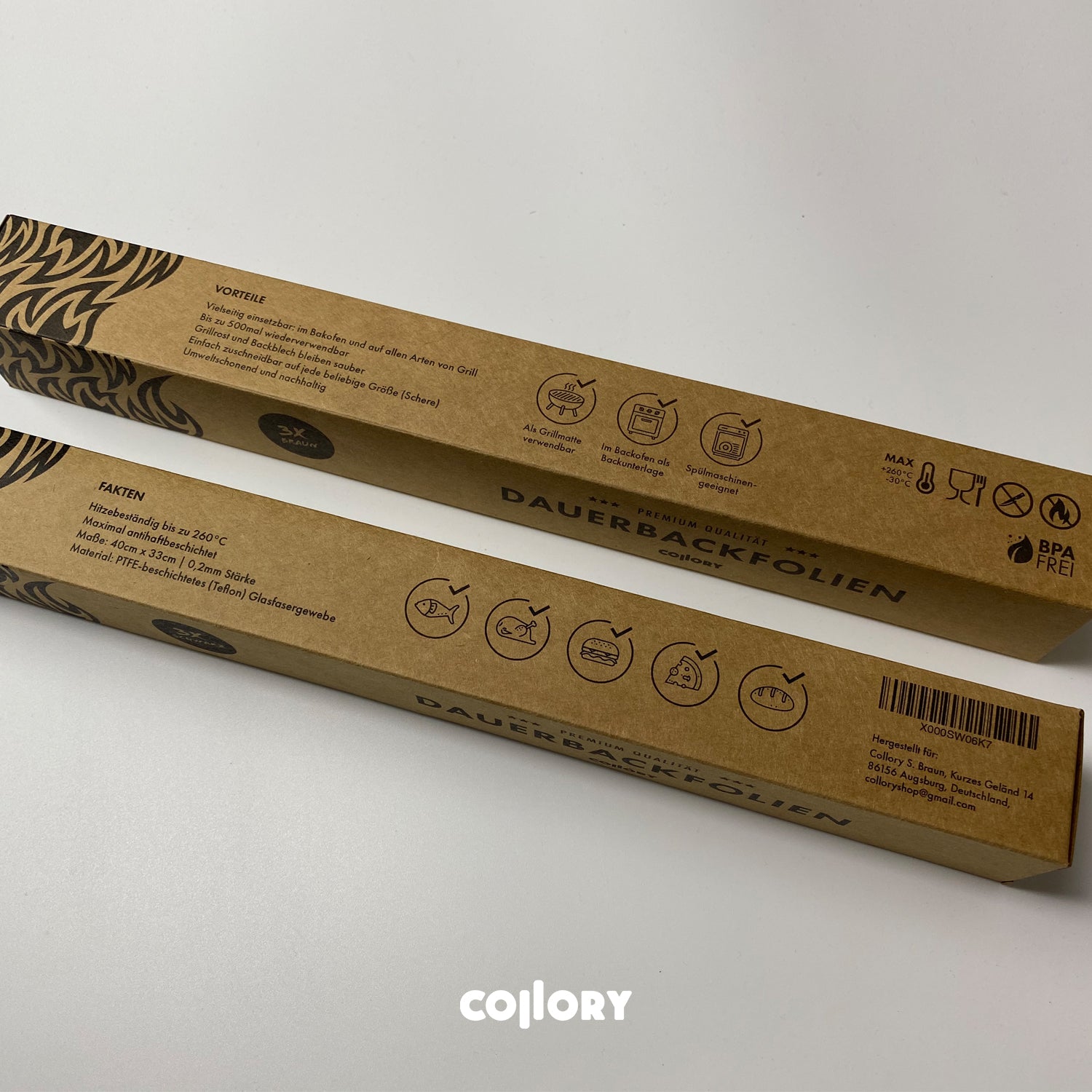 Permanent baking foils